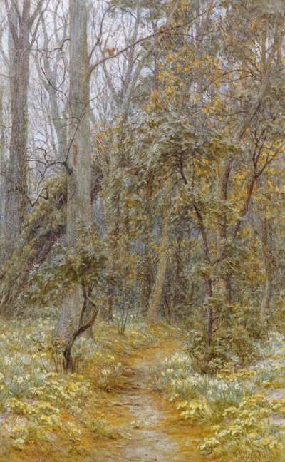 Nel giardino da Helen Allingham